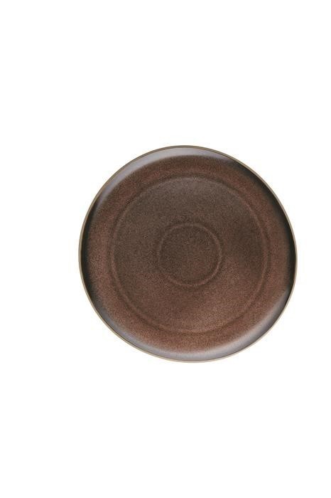 Rosenthal Junto Bronze Stoneware Teller flach 27 cm